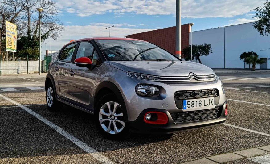 🥇CITROEN C3 1.2 S&S FEEL _ 83cv _ 2020 _ 40.000 kms _ Gasolina _ Desde 151€/mes _ Hasta 800€ de descuento por financiación